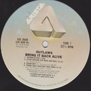 Outlaws : Bring It Back Alive (2xLP, Album, CTH)