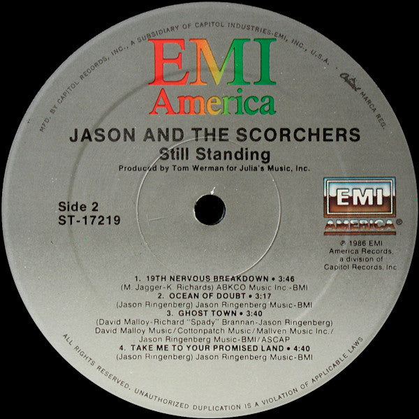 Jason And The Scorchers* : Still Standing (LP, Album)