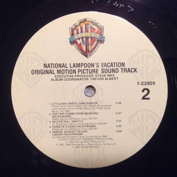 Various : National Lampoon's Vacation - Original Motion Picture Sound Track (LP, Comp)