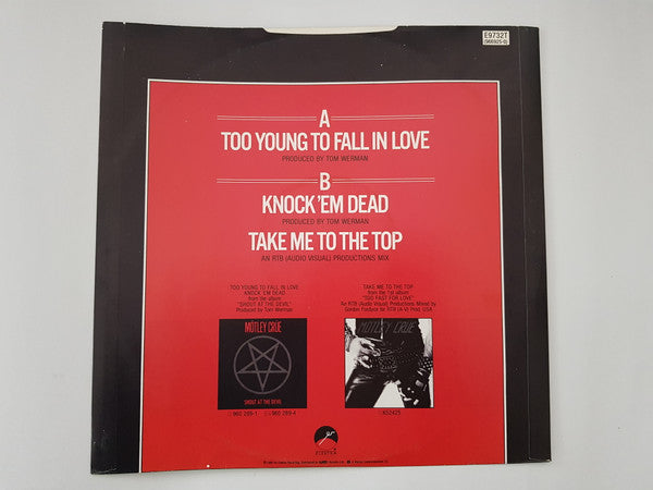 Mötley Crüe : Too Young To Fall In Love (Remix) (12")