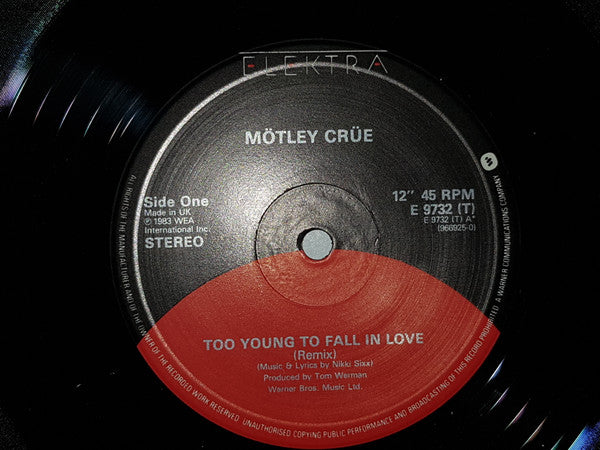 Mötley Crüe : Too Young To Fall In Love (Remix) (12")
