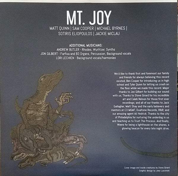 Mt. Joy : Mt. Joy (LP, Album)