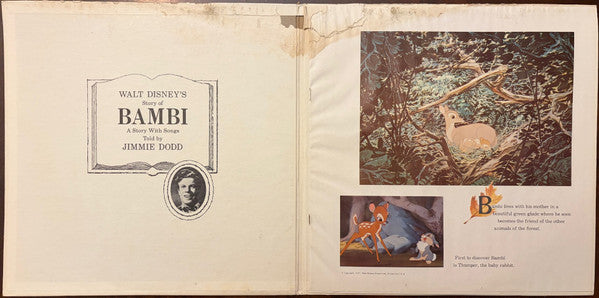 Jimmie Dodd : Story Of Bambi (LP, Album, Mono, RE)