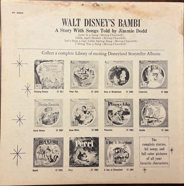 Jimmie Dodd : Story Of Bambi (LP, Album, Mono, RE)