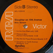 Mick Ronson : Slaughter On 10th Avenue (LP, Album, Ind)