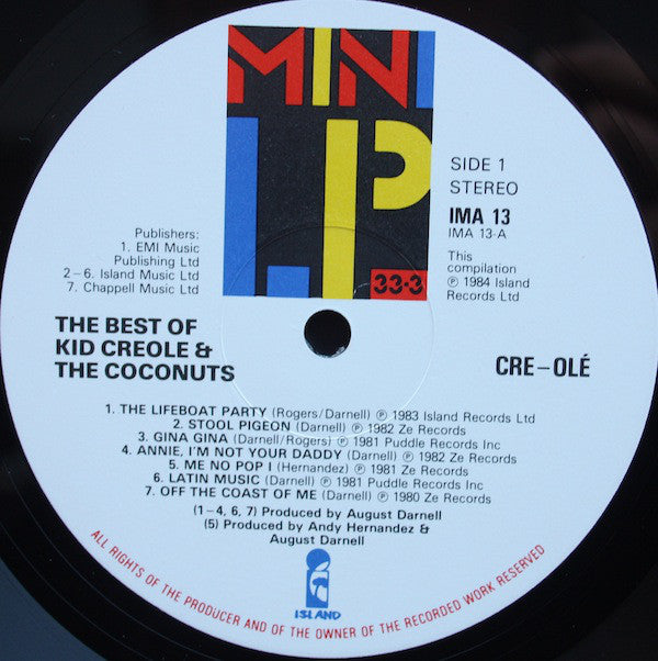 Kid Creole And The Coconuts : Cre~Olé - The Best Of Kid Creole And The Coconuts (LP, Comp)