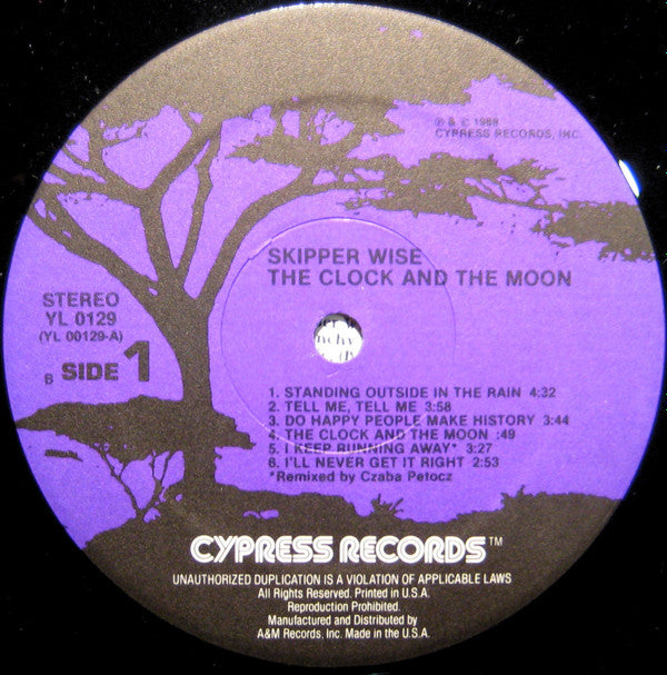 Skipper Wise : The Clock And The Moon  (LP, Album)