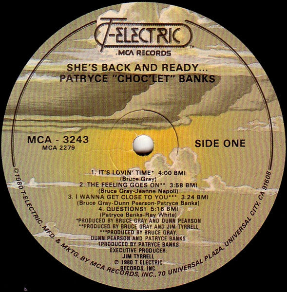 Patryce Banks : She's Back And Ready... (LP, Album)