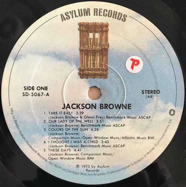 Jackson Browne : For Everyman (LP, Album, RP, AR,)