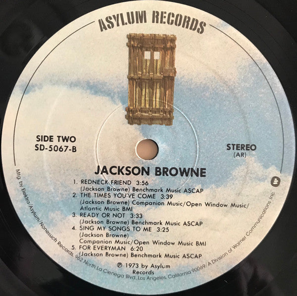Jackson Browne : For Everyman (LP, Album, RP, AR,)
