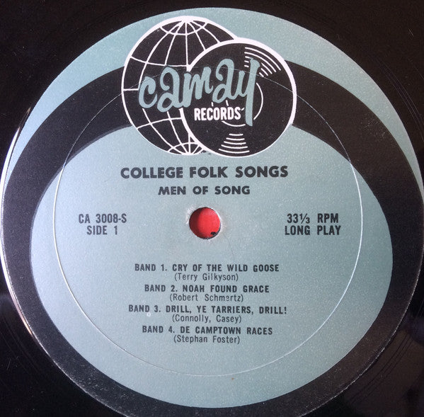 The Men Of Song : College Folk Songs (LP)