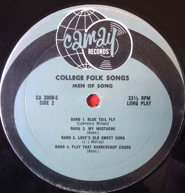 The Men Of Song : College Folk Songs (LP)