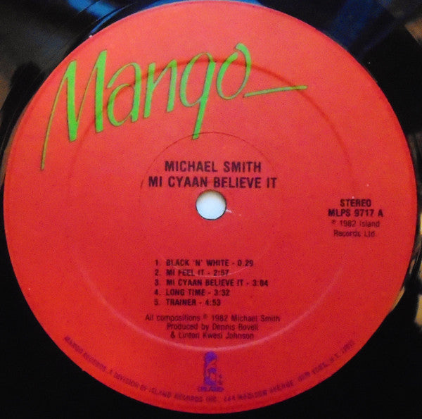 Michael Smith (6) : Mi Cyaan Believe It (LP, Album)