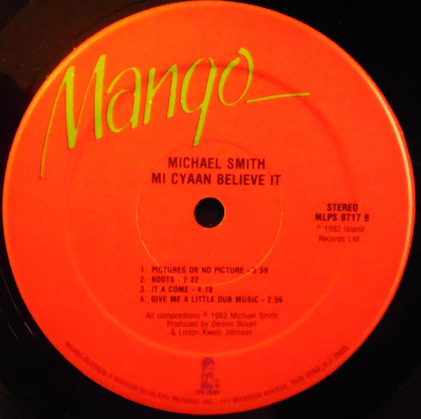 Michael Smith (6) : Mi Cyaan Believe It (LP, Album)