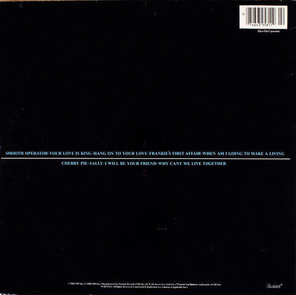 Sade : Diamond Life (LP, Album, RP, Pit)