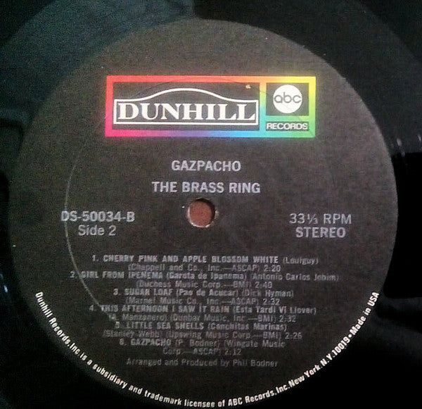 The Brass Ring : Gazpacho (LP, Album)