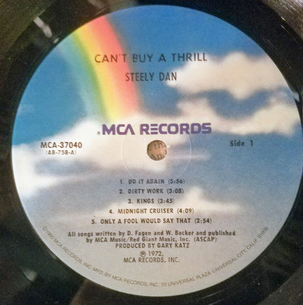 Steely Dan : Can't Buy A Thrill (LP, Album, RE, Pin)