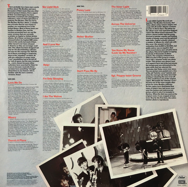 The Beatles : Rarities (LP, Comp, Mono, 1st)