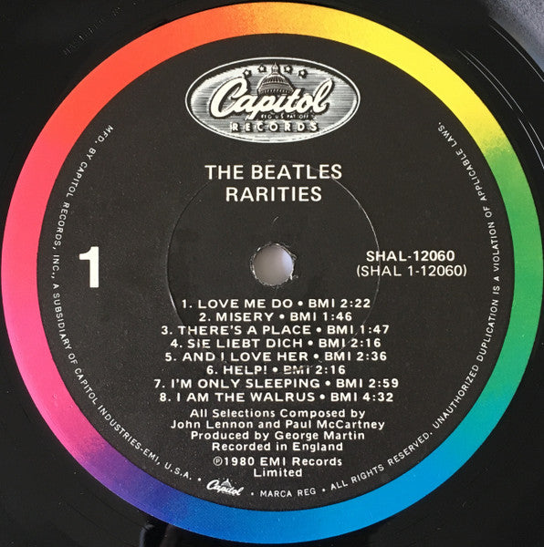 The Beatles : Rarities (LP, Comp, Mono, 1st)