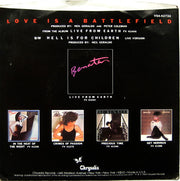 Pat Benatar : Love Is A Battlefield (7", Single, Styrene, Pit)