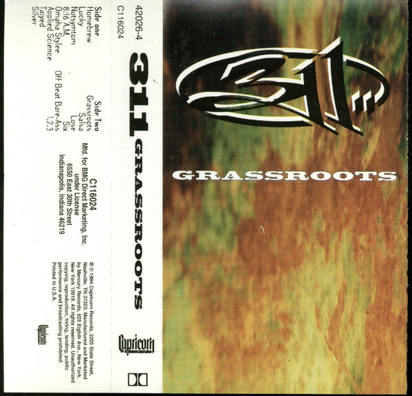 311 : Grassroots (Cass, Album, Club)