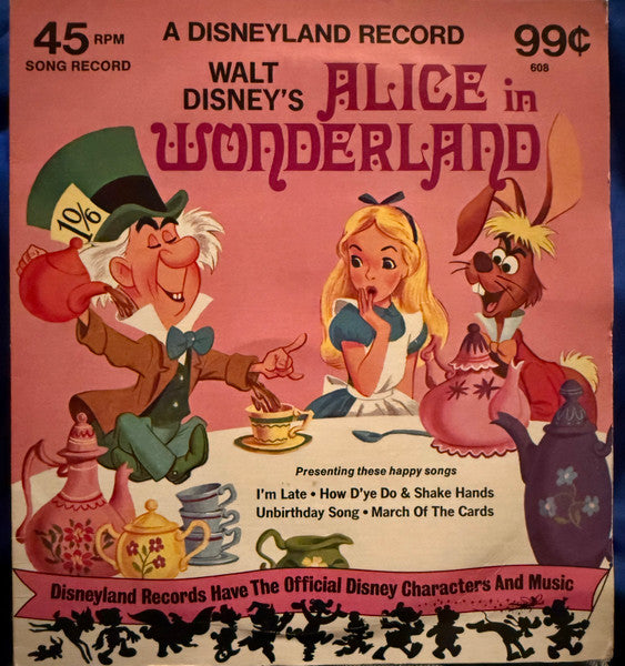 Unknown Artist : Alice In Wonderland (7", EP, RE, RP)