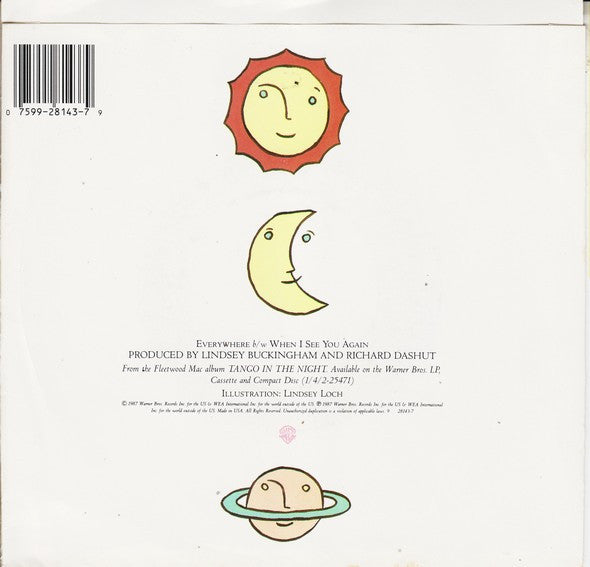 Fleetwood Mac : Everywhere (7", Single)
