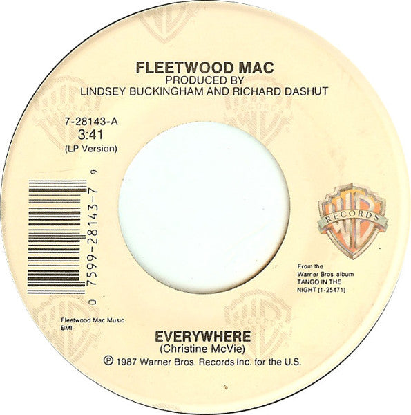 Fleetwood Mac : Everywhere (7", Single)