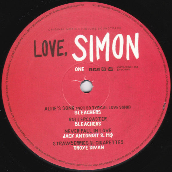 Various : Love, Simon (Original Motion Picture Soundtrack) (2xLP, Comp)