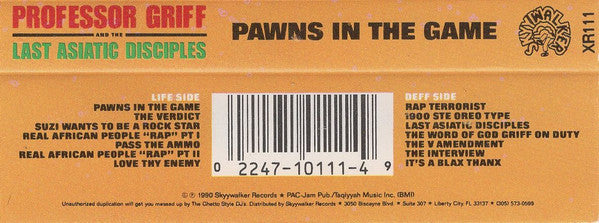 Professor Griff And The Last Asiatic Disciples : Pawns In The Game (Cass, Album)