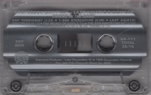 Professor Griff And The Last Asiatic Disciples : Pawns In The Game (Cass, Album)