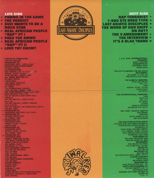 Professor Griff And The Last Asiatic Disciples : Pawns In The Game (Cass, Album)