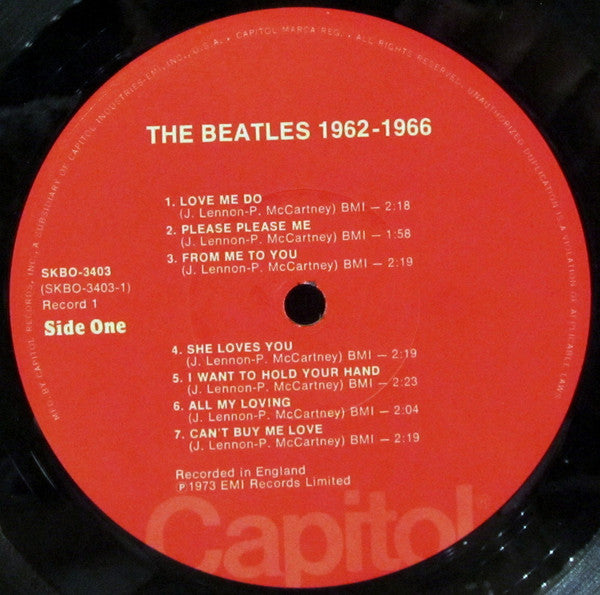 The Beatles : 1962-1966 (2xLP, Comp, RE, Los)