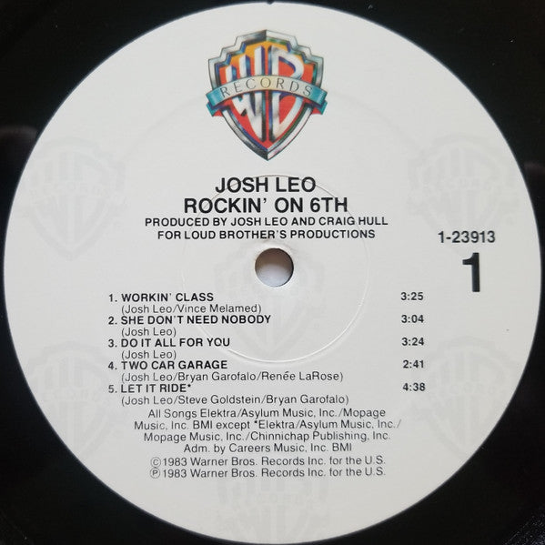 Josh Leo : Rockin' On 6th (LP, Album, All)