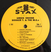 Booker T. & The M.G.s* : Green Onions (LP, Album, RE, Ter)