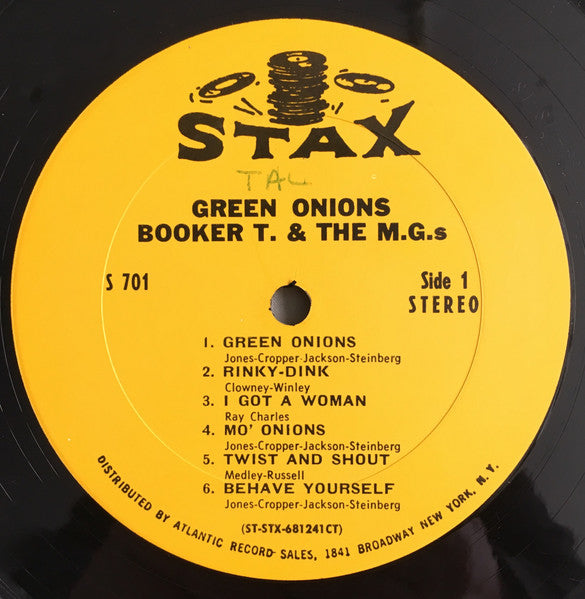 Booker T. & The M.G.s* : Green Onions (LP, Album, RE, Ter)