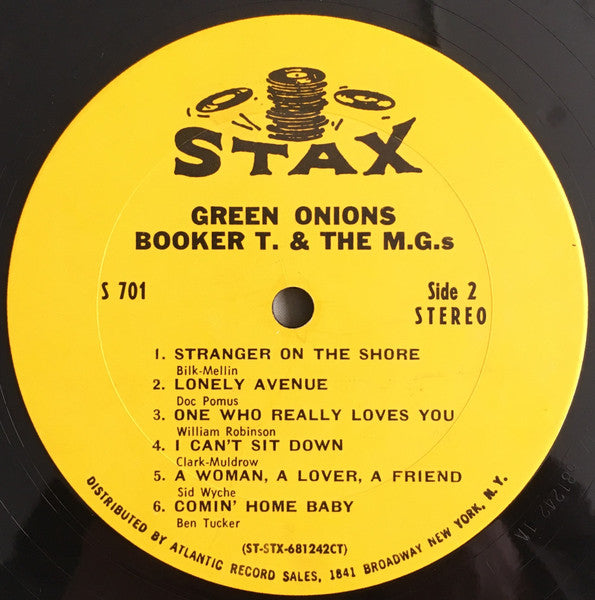Booker T. & The M.G.s* : Green Onions (LP, Album, RE, Ter)