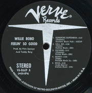 Willie Bobo : Feelin' So Good (LP, Album, MGM)