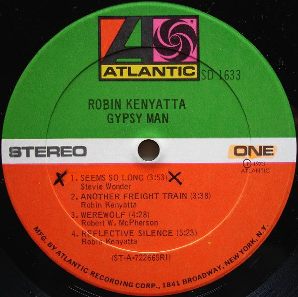Robin Kenyatta : Gypsy Man (LP, Album, M/Print, RI )