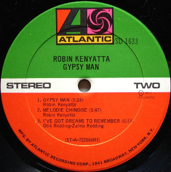 Robin Kenyatta : Gypsy Man (LP, Album, M/Print, RI )