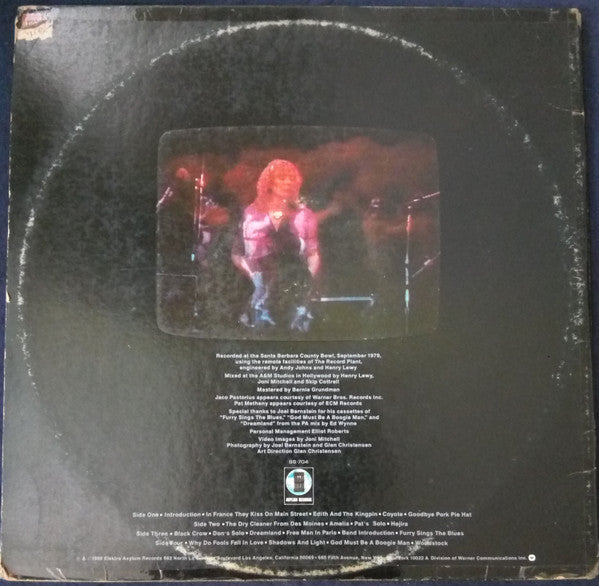 Joni Mitchell : Shadows And Light (2xLP, Album, Promo, All)