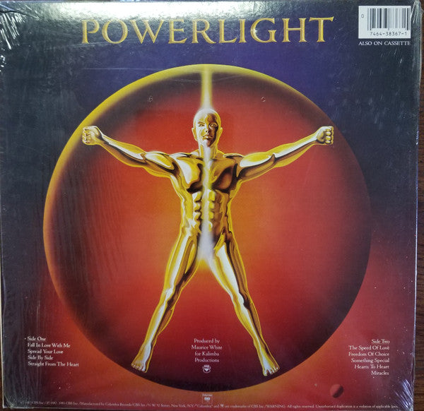Earth Wind & Fire* : Powerlight (LP, Album, Pit)