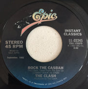 The Clash : Rock The Casbah (7", Single, RE)