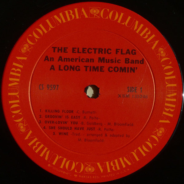 The Electric Flag : A Long Time Comin' (LP, Album, RP, Ter)
