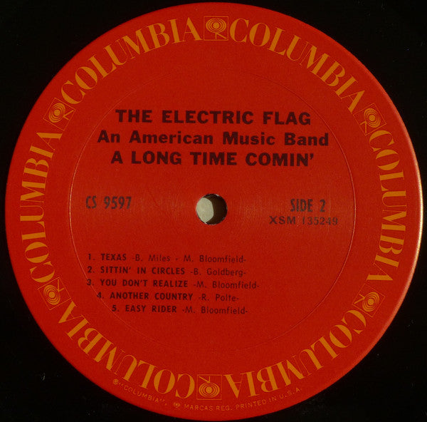 The Electric Flag : A Long Time Comin' (LP, Album, RP, Ter)