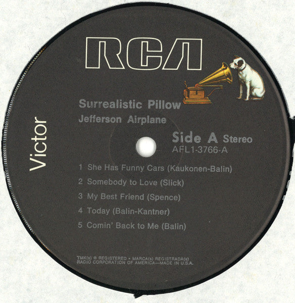 Jefferson Airplane : Surrealistic Pillow (LP, Album, RE, Ind)