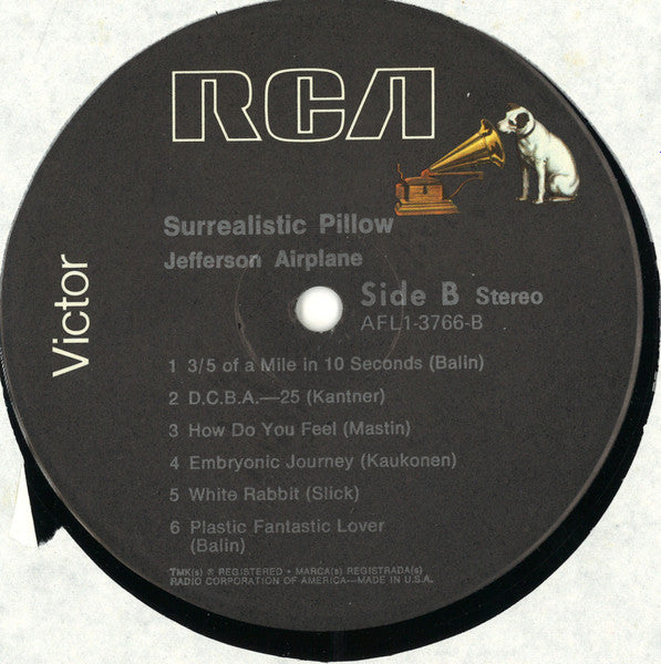 Jefferson Airplane : Surrealistic Pillow (LP, Album, RE, Ind)