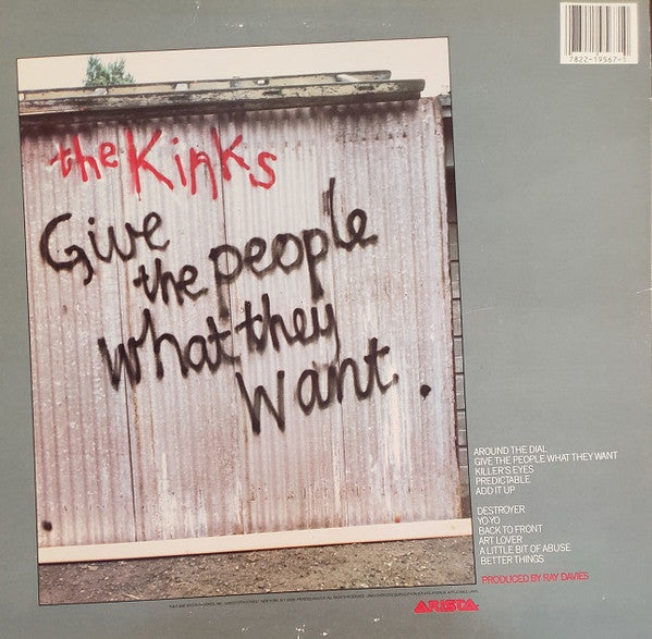 The Kinks : Give The People What They Want (LP, Album, San)