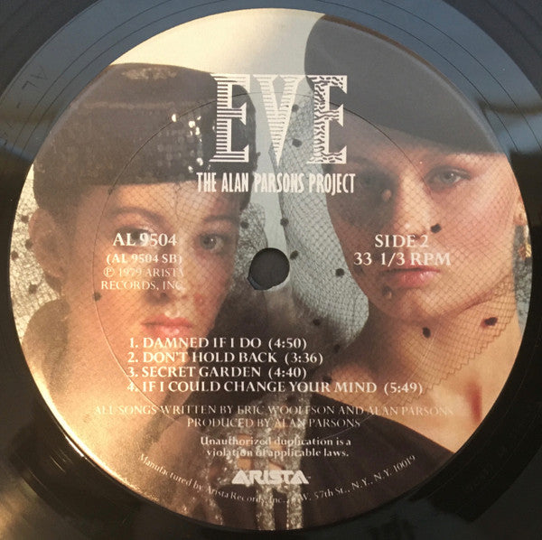 The Alan Parsons Project : Eve (LP, Album, San)