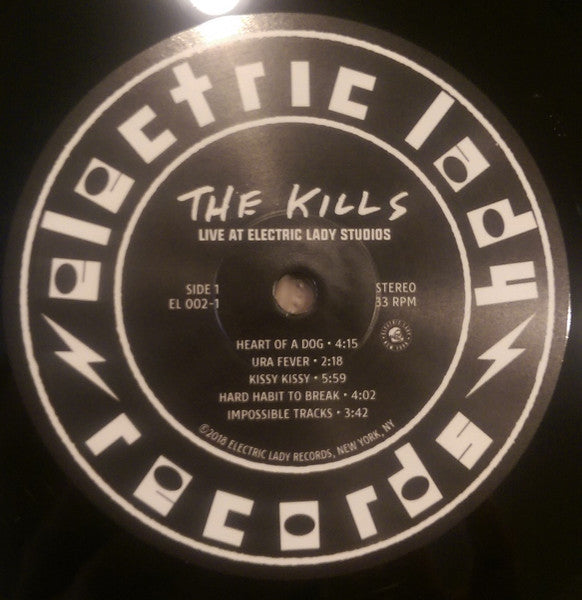 The Kills : Live At Electric Lady Studios (LP, Album, RSD, Ltd)